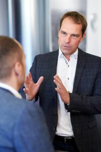 Sven Frank im Coaching-Gespräch